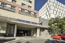 Fachada del parking Avenida Mexico en Alicante