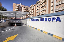 Rampa del parking Hospital Alicante